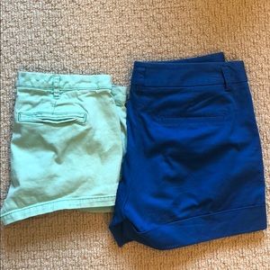 BUNDLE- Express Blue Shorts Size 4